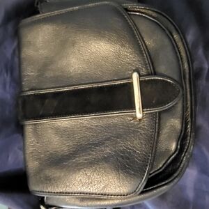 Black Leather Men's Bag